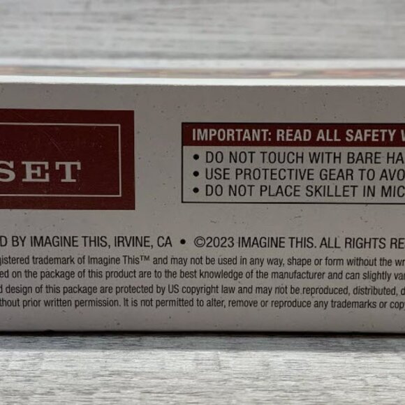 NWOT Parini Skillet Set (Seasoned Cast Iron) - Picture 5 of 6